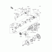 Схема вузла: Starter motor для Kawasaki KLE650 Versys 650
