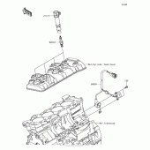 Схема вузла: Ignition System для Kawasaki ZX636 Ninja ZX-6R ABS KRT Edition