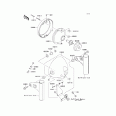 Схема вузла: Фара для Kawasaki EJ650 W650