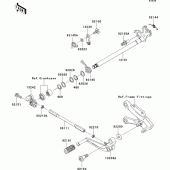 Схема вузла: Перемикач передач для Kawasaki ZX1000 Ninja ZX-10R