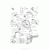 Схема вузла: Паливний бак (Ads/aef) для Kawasaki ZR800 Z800