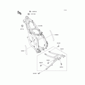 Схема узла: Рама для Kawasaki KX250/ KX252 KX250