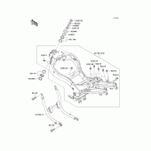 Схема узла: Рама для Kawasaki ZX1100 Ninja ZX-11