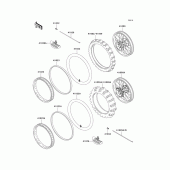 Схема вузла: Шини для Kawasaki KLX250 KLX250R