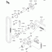 Схема узла: Водяной насос для Kawasaki VN1600 VN1600 Classic