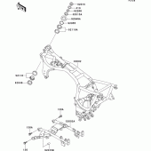 Схема вузла: Рама для Kawasaki ZG1000 Concours