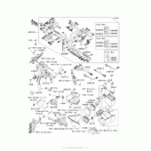 Схема вузла: Chassis Electrical Equipment (Acf) для Kawasaki VN1700 Vulcan 1700 Voyager