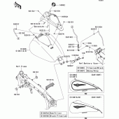 Схема вузла: Паливний бак(1/2) для Kawasaki VN1700 VN1700 Classic Tourer ABS
