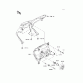 Схема вузла: Headlight(s) для Kawasaki ZR750 Z750S