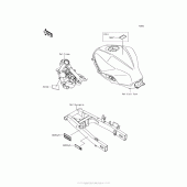 Схема узла: Информационные наклейки для Kawasaki EX300 Ninja 300