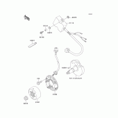 Схема узла: Генератор для Kawasaki KX100