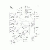 Схема вузла: Паливний бак для Kawasaki EX250 ZZR250