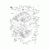 Схема узла: Картер двигателя для Kawasaki ZR750 Z750R