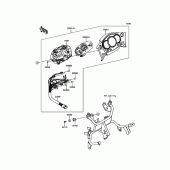 Схема вузла: Meter(s) для Kawasaki KL650 KLR650