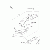 Схема вузла: Аксесуари для Kawasaki ZR800 Z800