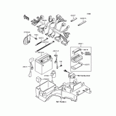 Схема вузла: Електроустаткування для Kawasaki ZR400 Zephyr X