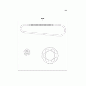 Схема вузла: Chain kit для Kawasaki EX500 GPZ500S