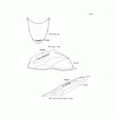 Схема вузла: Decals(black)(k6f) для Kawasaki ZR750 Z750S