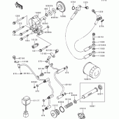 Схема вузла: Масляний насос для Kawasaki VN1500 VN1500 Classic Tourer
