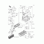 Схема узла: Воздушный фильтр для Kawasaki ZX900 Ninja ZX-9R
