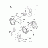 Схема вузла: Генератор для Kawasaki VN1500 Vulcan 1500 Classic