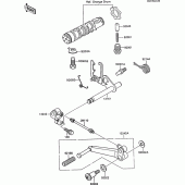 Схема узла: Переключатель передач для Kawasaki ZX600 GPX600R