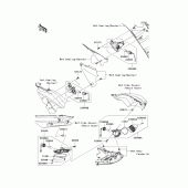 Схема узла: Поворотники для Kawasaki ZX1400 Ninja ZX-14R