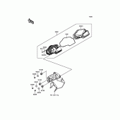 Схема вузла: Meter(s) для Kawasaki ER300 Z300 ABS