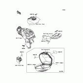 Схема вузла: Інформаційні наклейки для Kawasaki ZG1400 1400GTR ABS