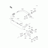 Схема вузла: Перемикач передач для Kawasaki VN800 Vulcan 800 Classic