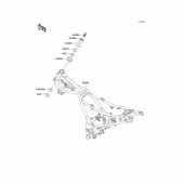 Схема вузла: Рама для Kawasaki EX250 GPX250R