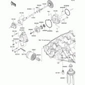 Схема вузла: Масляний насос для Kawasaki ZX636 Ninja ZX-6R
