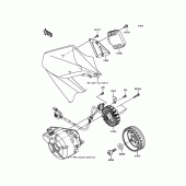 Схема вузла: Генератор для Kawasaki ER300 Z300