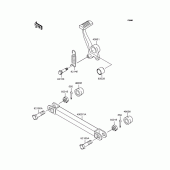 Схема вузла: Лапка гальма для Kawasaki ZR1100 Zephyr 1100