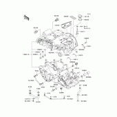 Схема вузла: Картер двигуна для Kawasaki EJ650 W650