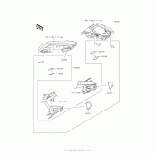 Схема вузла: Bag Fitting Kit для Kawasaki KLE650 Versys 650 LT Supplement