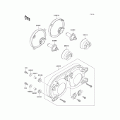 Схема узла: Head lamp для Kawasaki ZX750 Ninja ZX-7
