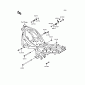 Схема вузла: Кріплення для Kawasaki ZX400 ZZR400