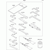 Схема вузла: Owner`s tools для Kawasaki ZR750 ZR-7S