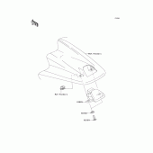 Схема узла: Taillight(s) для Kawasaki KLX450 KLX450R
