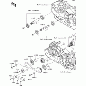 Схема вузла: Balancer для Kawasaki VN1700 Vulcan 1700 Voyager Custom ABS