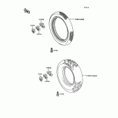 Схема вузла: Шини для Kawasaki VN750 Vulcan 750
