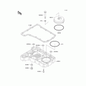Схема вузла: Breather body/oil pan для Kawasaki ZR750 Zephyr