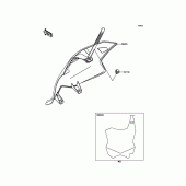 Схема вузла: Аксесуари для Kawasaki KX450 KX450F