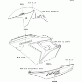 Схема вузла: Decals(msblack)(daf) для Kawasaki ZX1400 ZZR1400 ABS