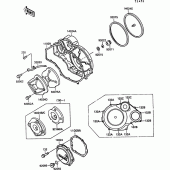 Схема вузла: Кришка двигуна для Kawasaki ZG1000 1000GTR