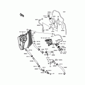 Схема вузла: Water Pipe для Kawasaki ZX1000 Ninja ZX-10RR