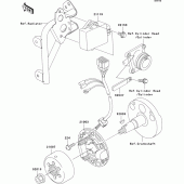 Схема вузла: Генератори для Kawasaki KX85 KX85