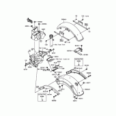 Схема вузла: Крило для Kawasaki BJ250
