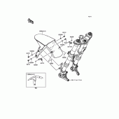 Схема узла: Переднее крыло для Kawasaki ZX1000 Z1000SX ABS